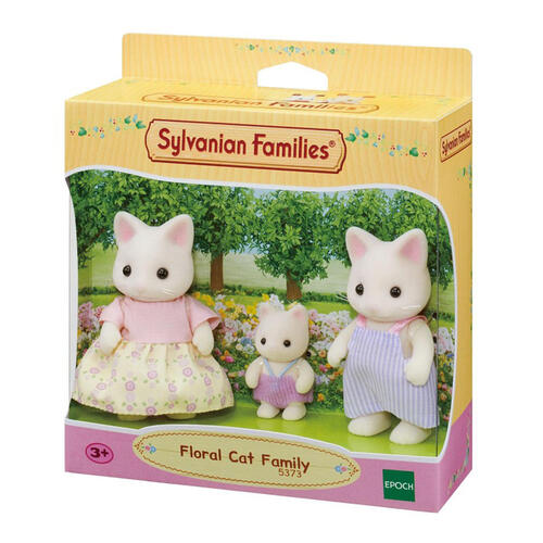 Sylvanian Family Floral Cat Family