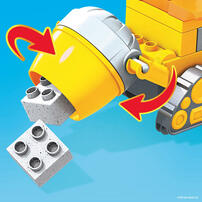 Mega Bloks เมกาบล็อกส์ พาว พาโทรล ชุดตัวต่อรับเบิ้ล กับรถก่อสร้าง