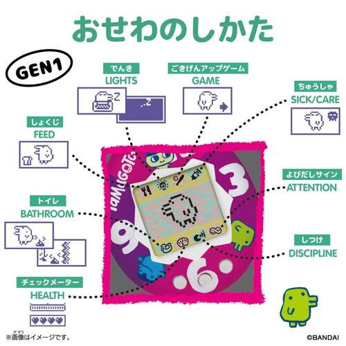 Tamagotchi ออริจินัล ทามาก็อตจิ อะโวคาโด มิกซ์