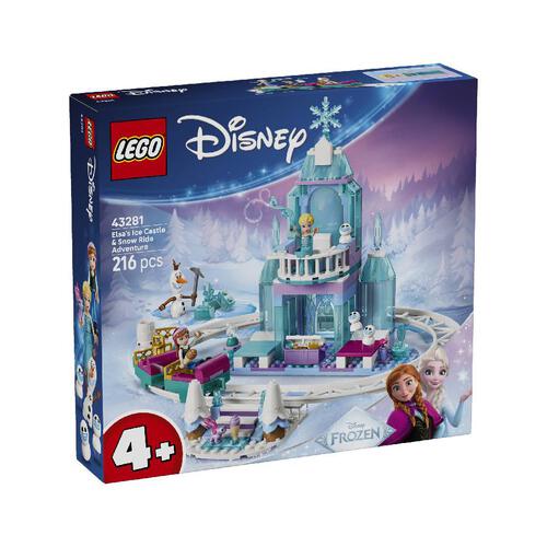 LEGO Disney Princess Elsa's Ice Castle & Snow Ride Adventure 43281