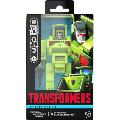 Transformers Studio Series Deluxe Class Transformers: The Movie Bonecrusher Action Figure