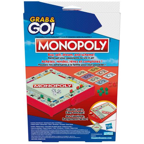 Monopoly Grab and Go