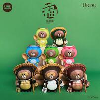 URDU Line Friends Meets Urdu Fukuheya Good Luck Brown Series - Assorted