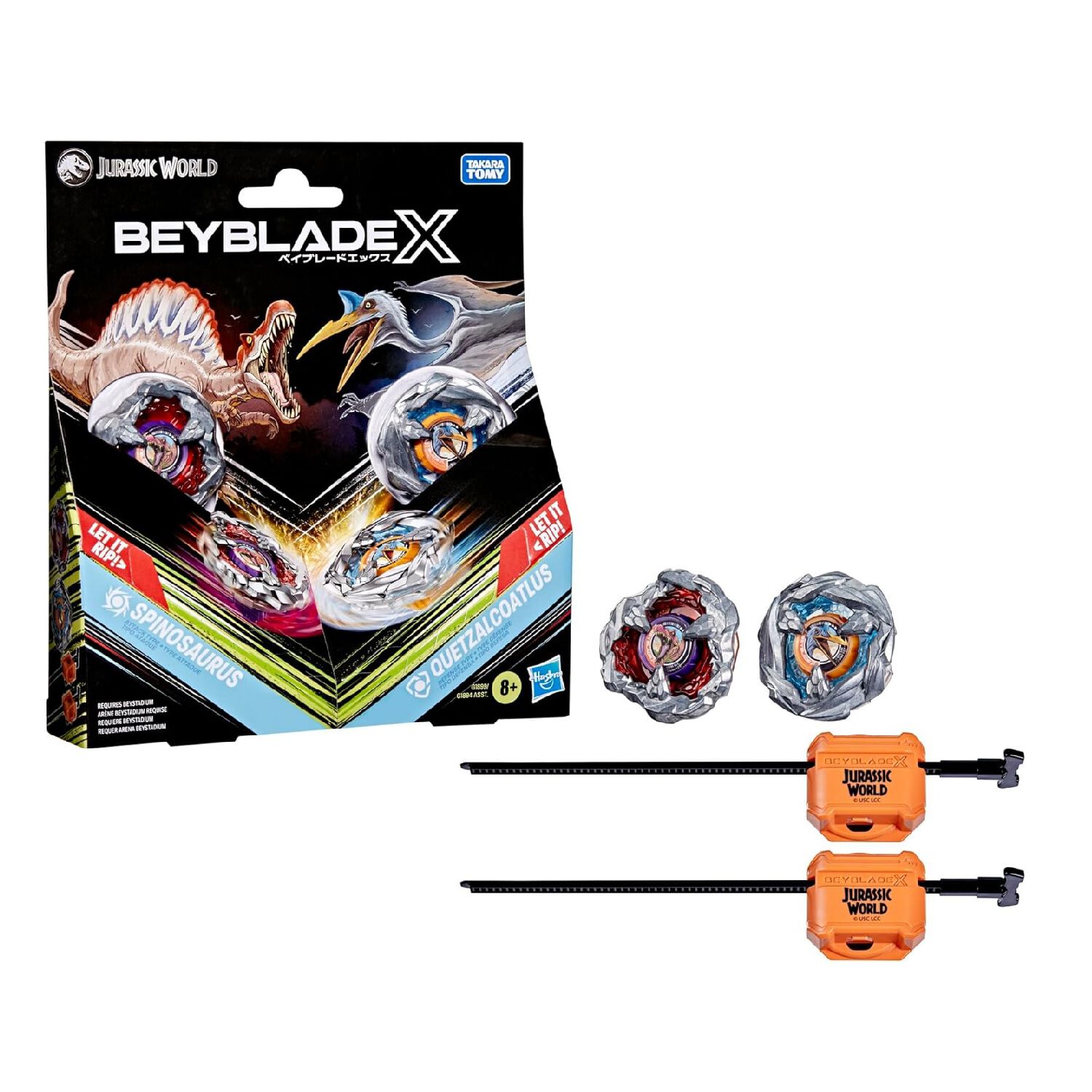 Takara Tomy Beyblade X Jurassic World Double Starter BX-00 BXG-41