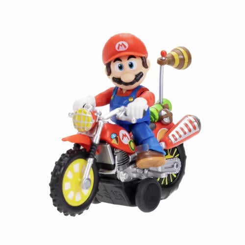 The Super Mario Galaxy Movie 2.5 Inch Mario Figure With Pull Back Motorcycle
