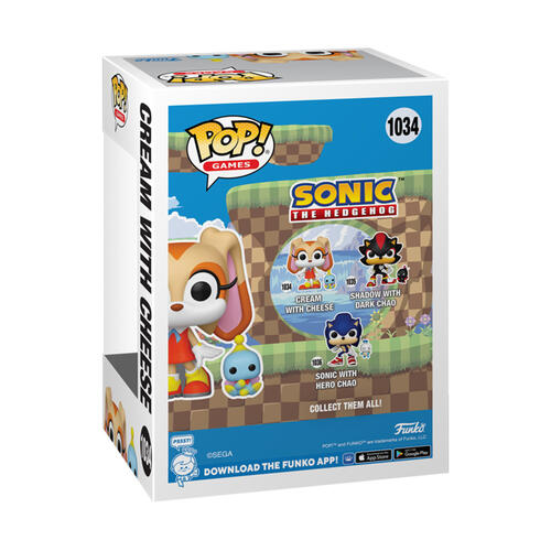 Funko Pop! Games: Sonic The Hedgehog - Cream With Cheese