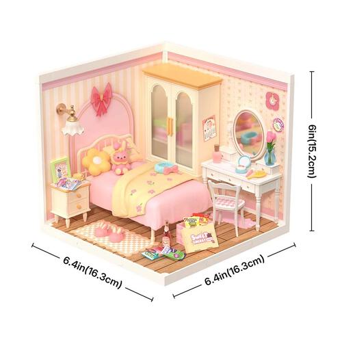 Rolife Lovely Pink Bedroom