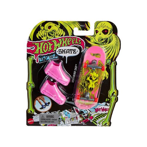 Hot Wheels Skate Neon Bones Tony Hawk Fingerboard & Shoe - Assorted