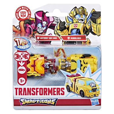 Transformers Swapticons Bumblebee and Autobot Hot Rod Mini Figures