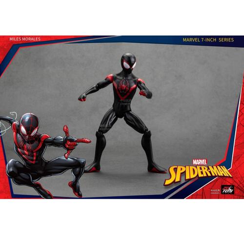 ฟิกเกอร์แอ็คชั่น Miles Morales จาก Marvel Avengers ของ ZD Toys ขนาด 7 นิ้ว