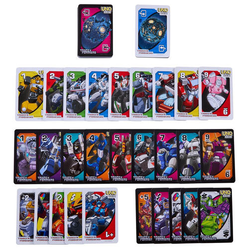 UNO เกมการ์ด อูโน่ ฟลิป ลายลิขสิทธิ์ทรานสฟอร์เมอร์ 