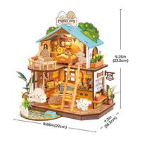 Rolife Puppy's Cozy Villa DIY Miniature House