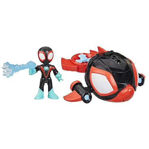 Spidey And His Amazing Friends Water-Webs Spin Dolphin Action Figure & Vehicle Set