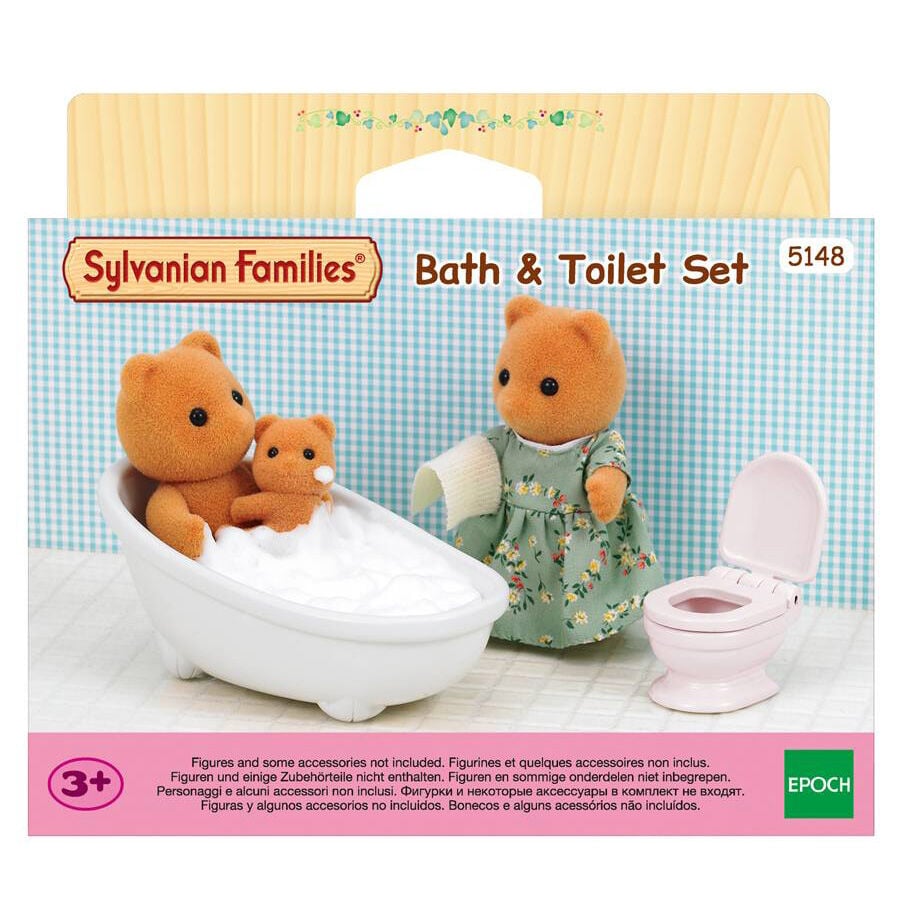 Sylvanian families toilet set discount