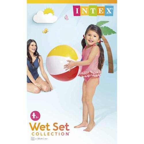 Intex อินเท็กซ์ บอลชายหาด เฉดสี ขนาด 20 นิ้ว คละแบบ