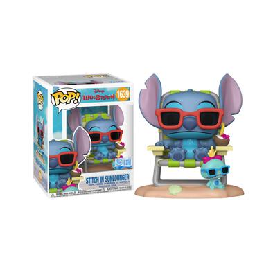 Funko POP! Disney Lilo & Stitch - Stitch in Sunlounger Premium Vinyl Figure