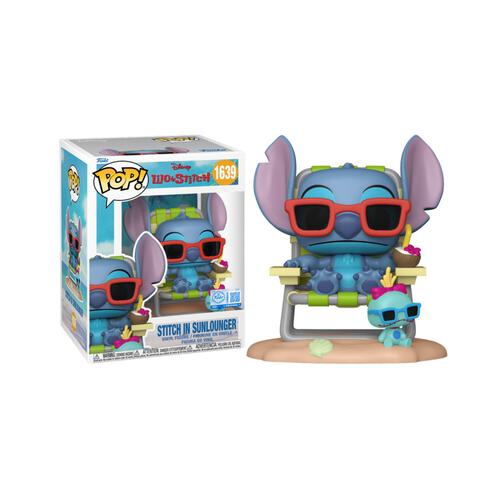 Funko POP! Disney Lilo & Stitch - Stitch in Sunlounger Premium Vinyl Figure