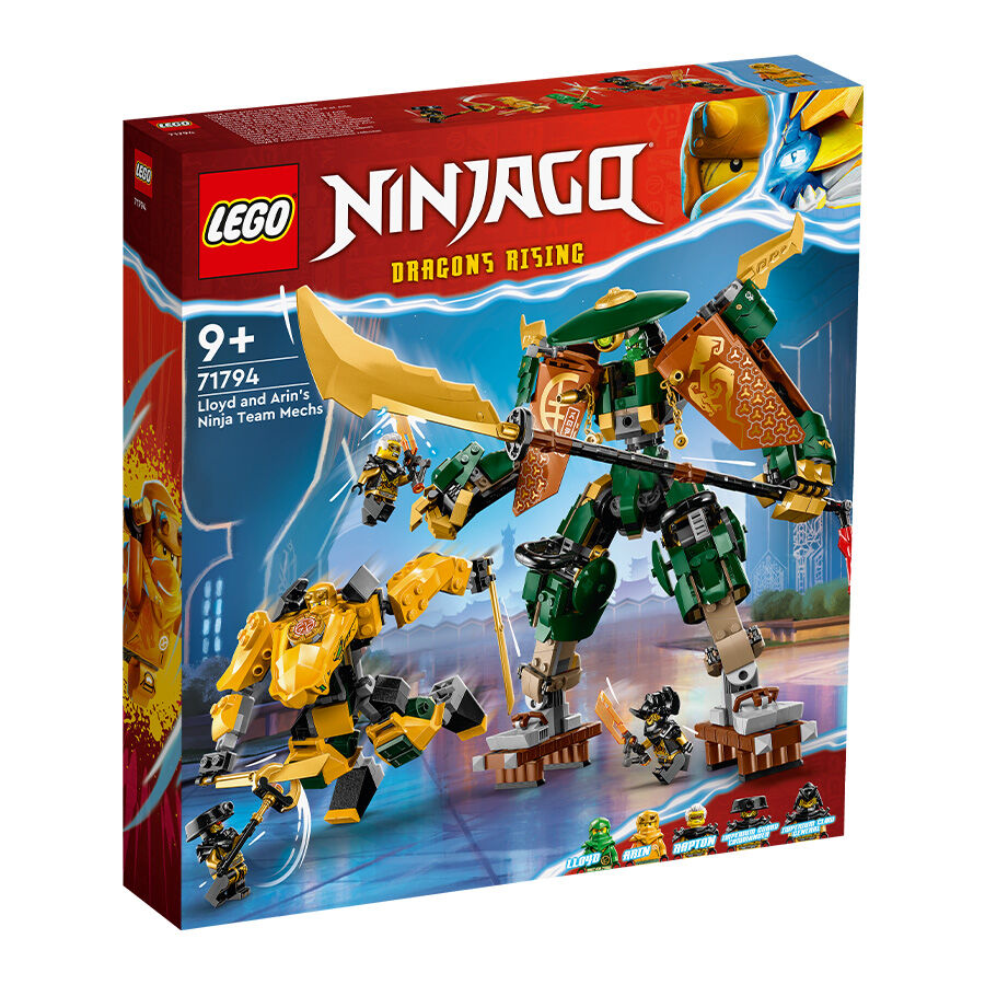 LEGO Ninjago Lloyd and Arin s Ninja Team Mechs 71794 Toys