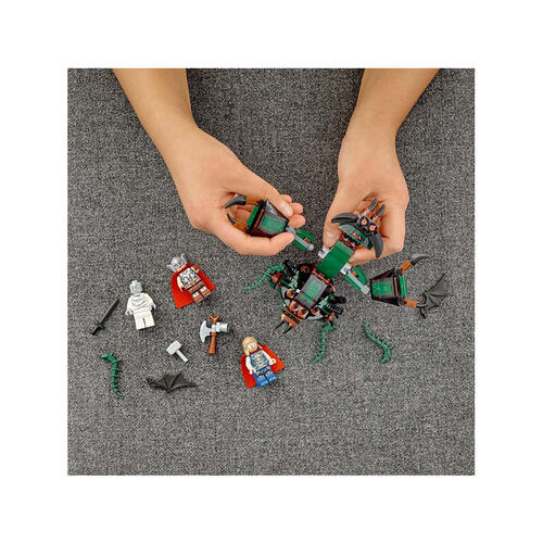 LEGO มาเวล ซุปเปอร์ ฮีโล่ ออแทค อน นิว แอสกาส 76207