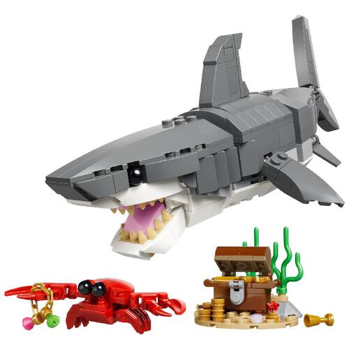 LEGO Creator 3 in 1 Fierce Shark with a Treasure Chest 31381