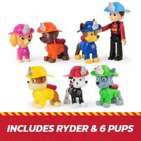 Paw Patrol Fire Rescue Team 7 Collectible Figures Pack