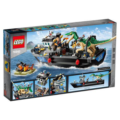 Lego เลโก้ จูราสสิคเวิร์ด บายอนิกซ์ ไดโนซอร์ โบ๊ท เอสเคป 76942 