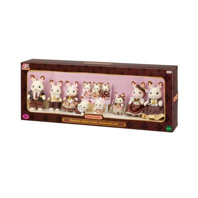 Sylvanian Families Chocolate Rabbit Family Anniversary Set