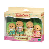 Sylvanian Family Toy Poodle Family