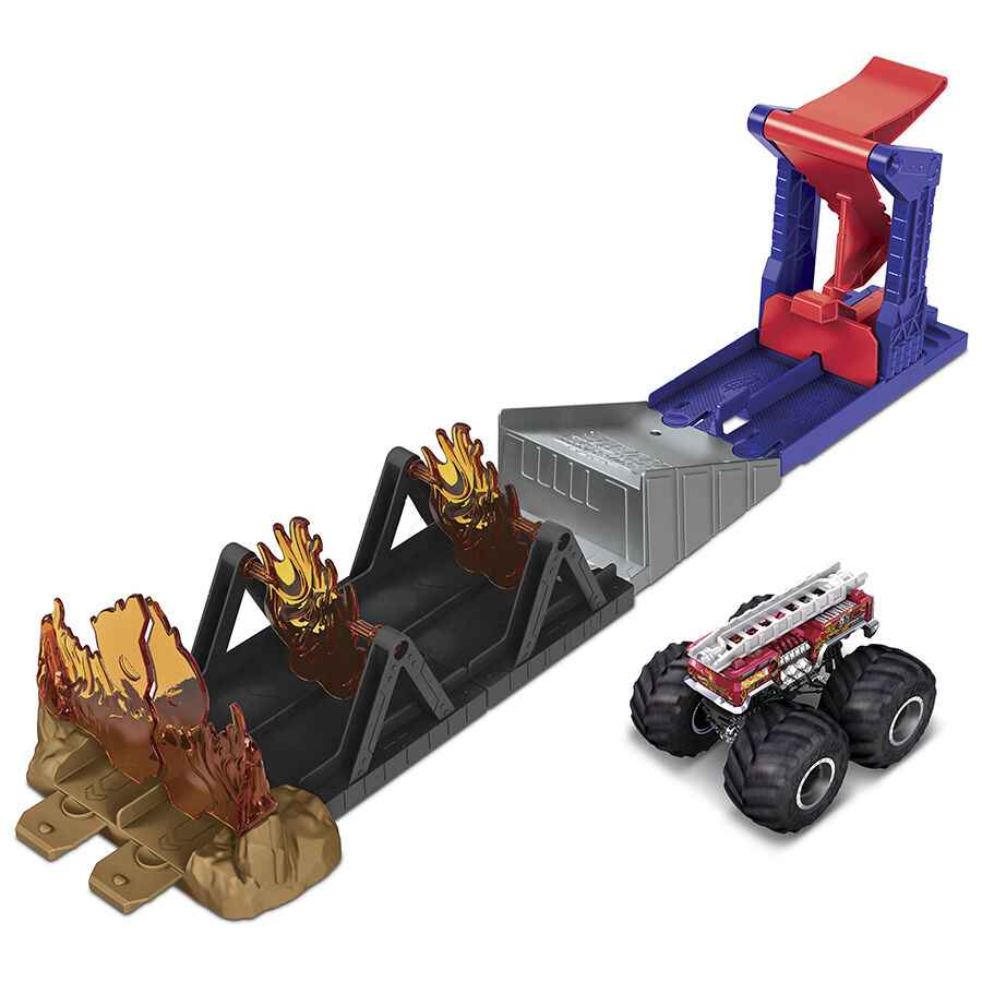 Hot wheels on sale monster jam pista