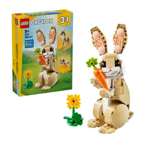 LEGO Creator 3 in 1 Cute Bunny 31162
