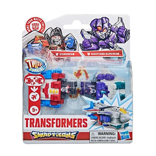 Transformers Swapticons Starscream and Decepticon Slipstream Mini Figures