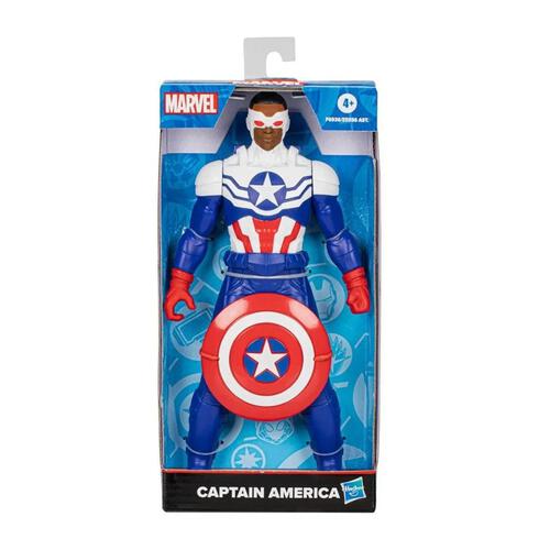 Marvel Captain America Action Figure with Shield Marvel Mighty Hero Series 9"
