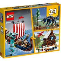 LEGO Creator เลโก้ครีเอเตอร์ เรือไวกิ้งและพญานาค มิดการ์ด31132