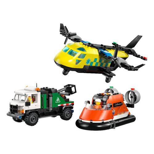LEGO City Airplane, Service Truck & Hovercraft Remix 60505