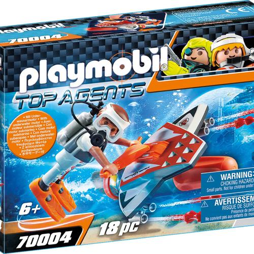 Playmobil Top Agents Spy Team Underwater Wing Multi-Coloured