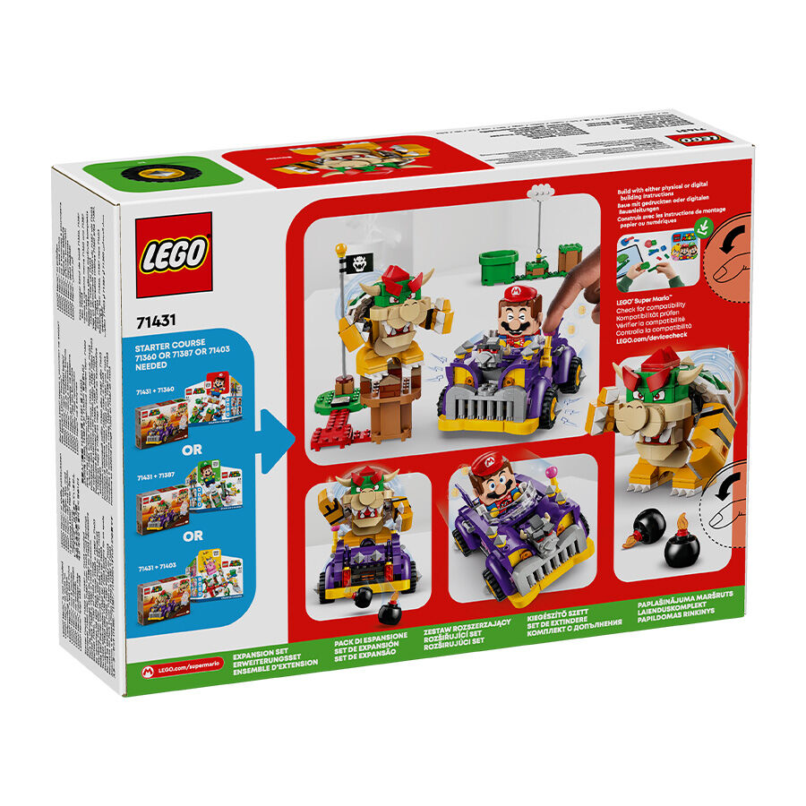 LEGO Super Mario Bowser s Muscle Car Expansion Set 71431 Toys R Us Thailand Official Website