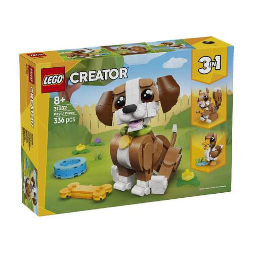LEGO Creator 3 in 1 Cute Animals: Playful Puppy Dog 31382