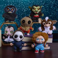 Tiny Nightmares Fright Face ตุ๊กตาผ้าหน้าไวนิลสำหรับสะสม - กล่องสุ่ม (1 ชิ้น)