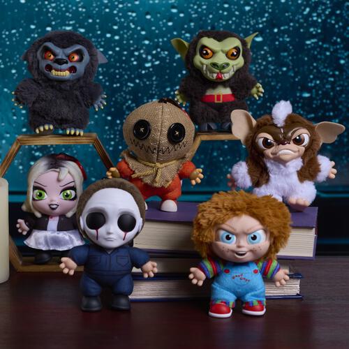 Tiny Nightmares Fright Face ตุ๊กตาผ้าหน้าไวนิลสำหรับสะสม - กล่องสุ่ม (1 ชิ้น)