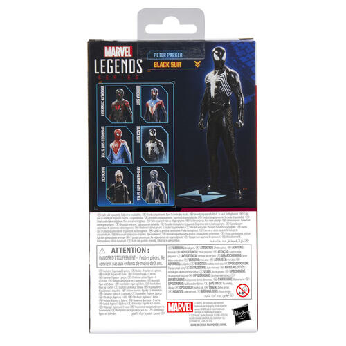 Spider-Man 2 Peter Parker Black Suit Action Figure