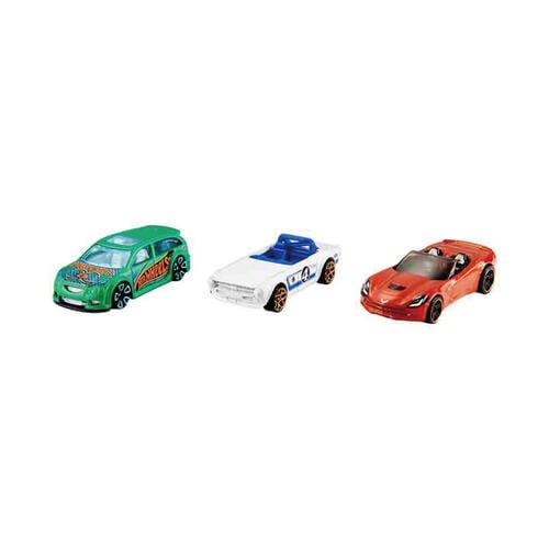 Hot Wheels Basic Car 3 Pack - Assorted