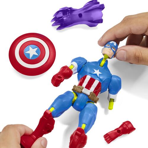 Marvel Avengers MixMashers - Captain America Action Figure