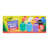 Crayola 10 Ct Washable Kid's Paint 2 Oz.Bottle