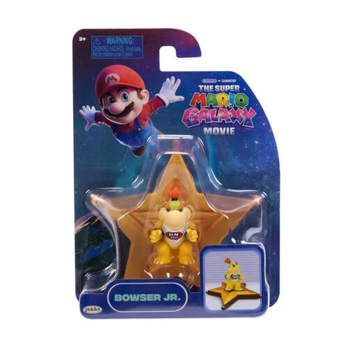 The Super Mario Galaxy Movie 1.5 Inch Bowser Jr. Figure With Star