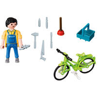 Playmobil Handyman With Bike