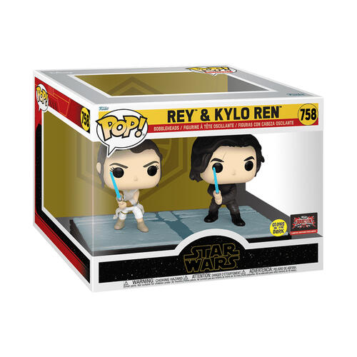 Funko Pop! Star Wars - Rey & Kylo Ren (Glow)