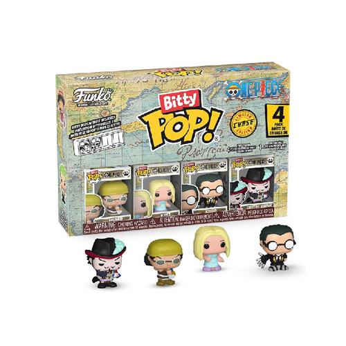Funko Bitty POP! One Piece 4-Pack (Usopp, Kaya, Kuro and 1-Mystery Vinly Figure) - Assorted