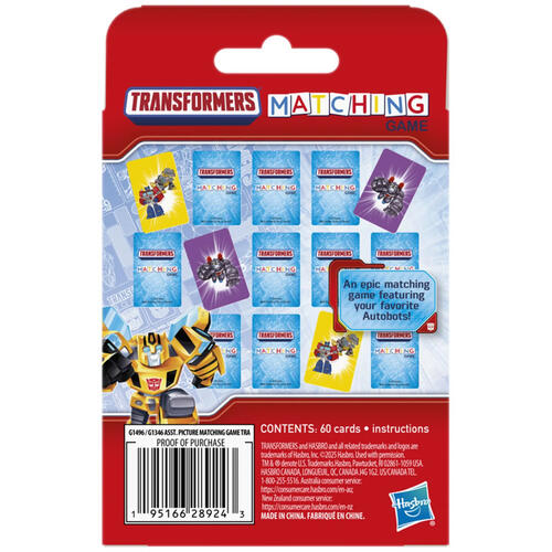 Transformers Matching Game
