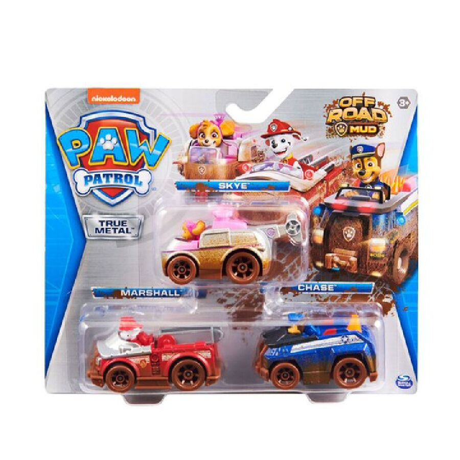 Paw Patrol True Metal Off Road 3Pk