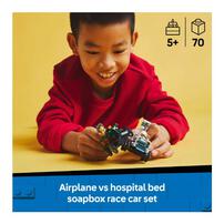 LEGO City Airplane vs. Hospital Bed Race Car Pack 60459